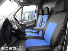 Coprisedili Fodere Tessuto Blu e Nero Per Mercedes Sprinter W906 08 09