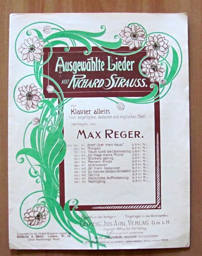 Ausgewahlte lieder von strauss - lieder,