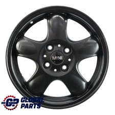 Mini Cooper One R50 R55 R56 Cerchio In Lega Nero 15" 5-Start Spooler 100