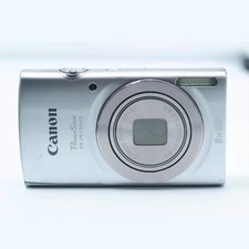 Canon PowerShot ELPH 180 20MP Sensore CCD 8x Zoom Ottico - Sliver 90% Nuovo