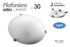 PLAFONIERA TONDA APPLIQUE IN