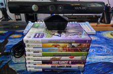 Sensore Kinect Xbox 360 + 8 giochi Kinect | Kit completo - testato e funzionante - CIB