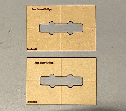 Jazz bass neck bridge set - neck/bridge,