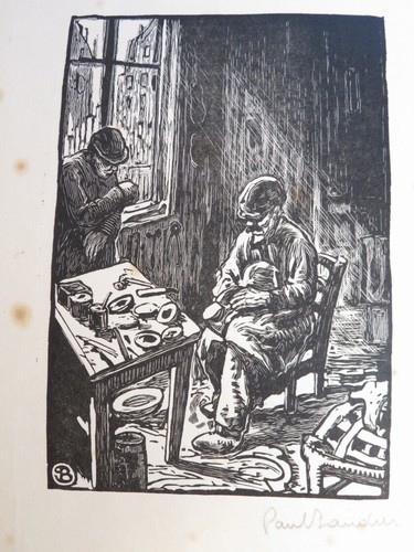 Paul baudier incisione legno - baudier,