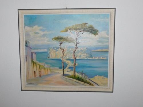 Dipinto olio paesaggio - dipinto, a