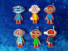 GP1 Kinder vecchi componibili 1986 1987 anni 80 sportivi maschera stecken figur 