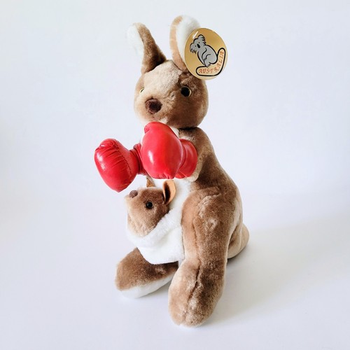 Peluche canguro boxe vintage