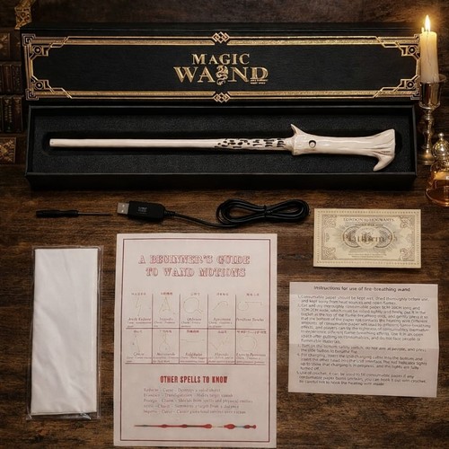 Magic wand that shoots fire - wand,