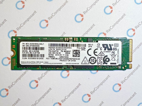 Disque ssd samsung pm981 256go - samsung,