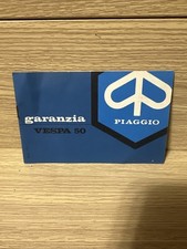 Piaggio Vespa 50 Libretto Di