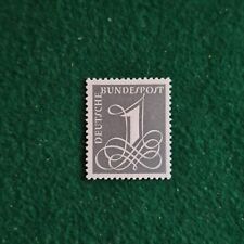 GERMANIA BERLINO 1958 BUNDESPOST  Number 1 in an ornament font  NUOVO MNH**