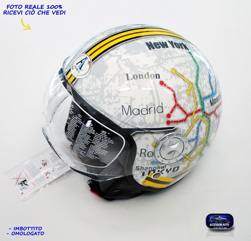 Casco jet per scooter - casco,