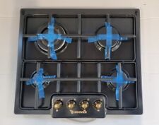 PIANO COTTURA HOOVER HGH64SFC GAS 4 FUOCHI 60 CM GRIGLIE IN GHISA GRIGIO