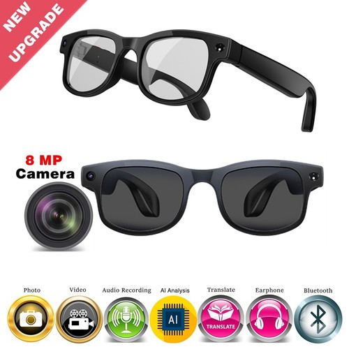 Occhiali smart camera 8 - camera, mp