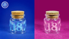 Bomboniera 18 anni diciottesimo compleanno barattolo in vetro lui e lei 36 pezzi