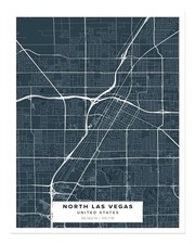 Poster Mappa della città di