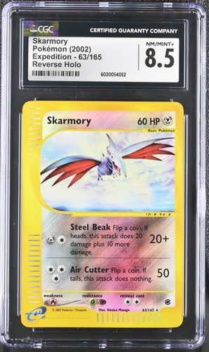 Cgc skarmory reverse holo - 8.5,