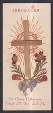 Holy card antique relic de