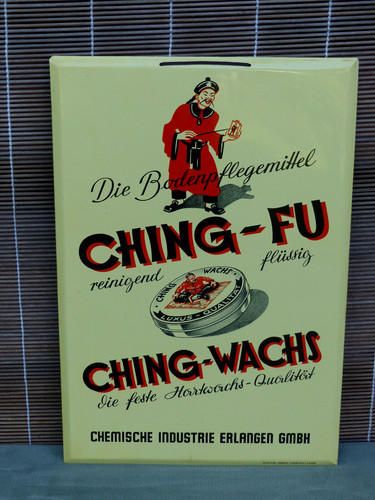 Vecchia insegna latta ching - in,