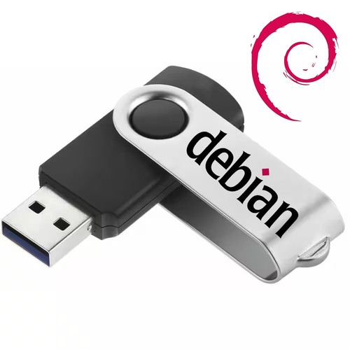 Chiavetta usb debian 32bit - chiavetta,