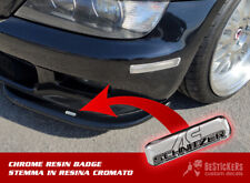 Chrome badge  AC Schnitzer logo stemma restauro baffo lip bmw z3 M resina cromo
