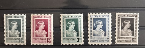 Belgio 1951 regina - 1951, elisabetta