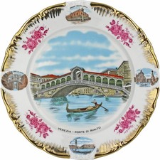 Piatto ricordo porcellana