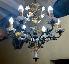 Lampadario  in bronzo e