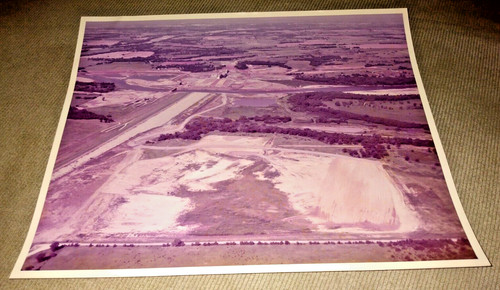 Foto stampa vintage 8x10 aerea - stampa,