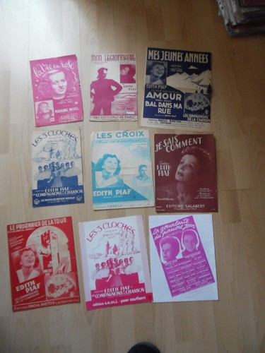 Lot partitions edith piaf - ,