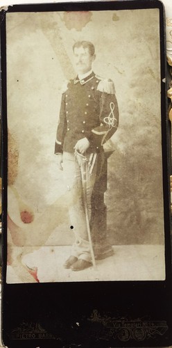 Antica foto cartonata - antica,