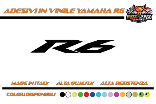 Adesivi moto yamaha - yamaha, r6