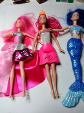 lotto di bambole  barbie della MATTEL riferito a  tutte e tre