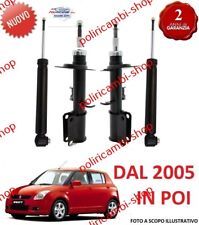 4 AMMORTIZZATORI ANTERIORI + POSTERIORI SUZUKI SWIFT III 1.3 DDIS DAL 2005-2010
