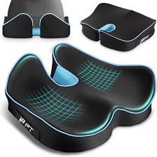 Cuscino Ortopedico in Memory Foam Seduta Ergonomica Grande Antidecubito 46x38cm