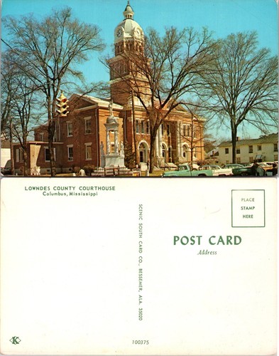 Cartolina lowndes county - lowndes,