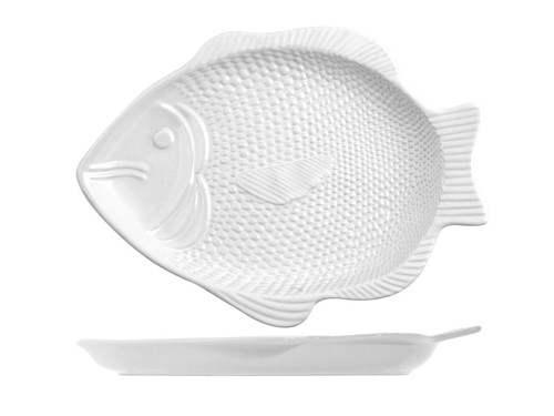 Piatto forma pesce in - forma, di