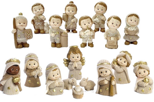 Set personaggi presepe - set,