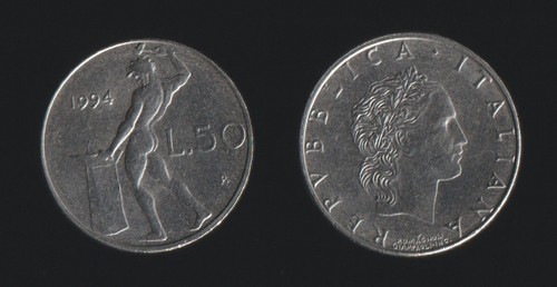 Lire 1994 vulcano - 50, italia