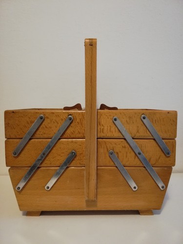 Cassetta cucito legno - cassetta,