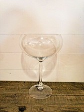 Vaso calice a coppa in vetro