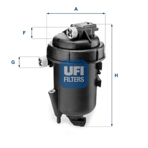 Filtro carburante ufi - filtro,