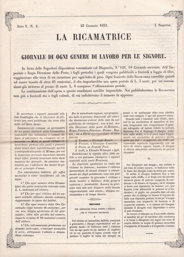 Ricamatrice giornale di - giornale,