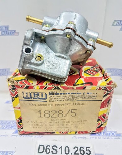 D6s10 265 pompa - pompa, carburante