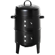 Barbecue a Carbone 3 in 1 Nero