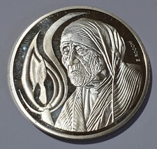 Medaglia moneta Giubileo 2000 Iubilaeum A.D. 2000 madre teresa  fdc proof F141