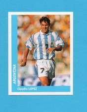 FRANCIA-FRANCE 98-DS-Figurina n.337-LOPEZ-ARGENTINA-NEW DA BUSTINA
