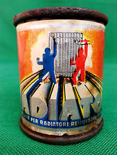 SCATOLA BARATTOLO LATTA VERNICE RADIATON - RIVALIN MILANO ANNI 50/60 RARA.N° N30