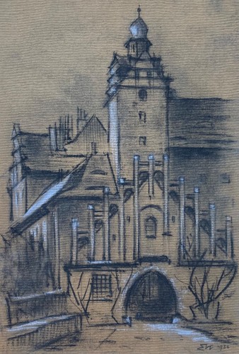 Disegno carbone 1936 ernst - disegno,