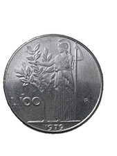 moneta 100 lire Italia 1979